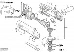 Bosch 0 603 401 901 Pws 6-115 Angle Grinder 230 V / Eu Spare Parts